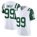 NY.Jets #99 T'Vondre Sweat Player White Limited Classic Vapor F.U.S.E. Home Game Ldoa Stitched Jerseys