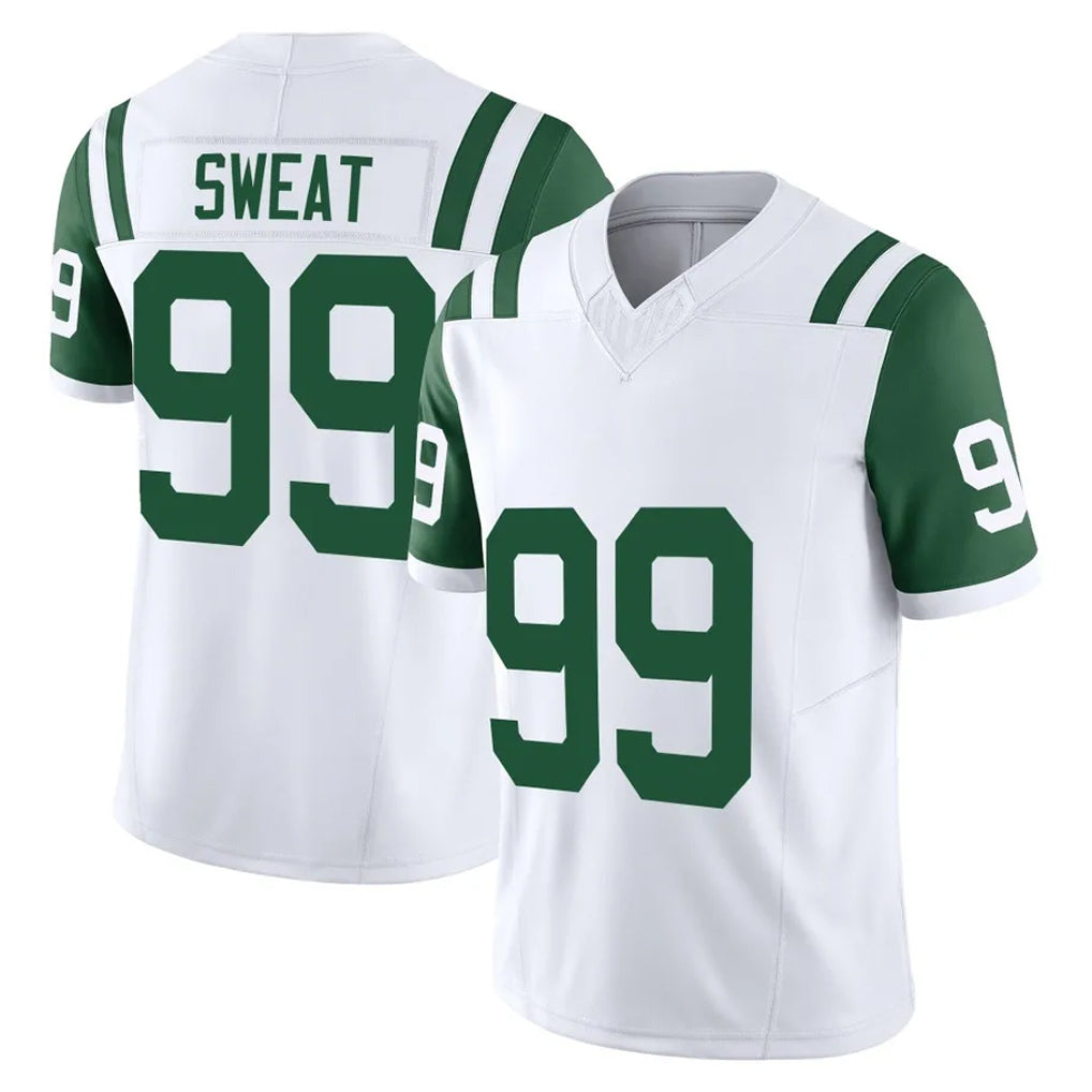 NY.Jets #99 T'Vondre Sweat Player White Limited Classic Vapor F.U.S.E. Home Game Ldoa Stitched Jerseys