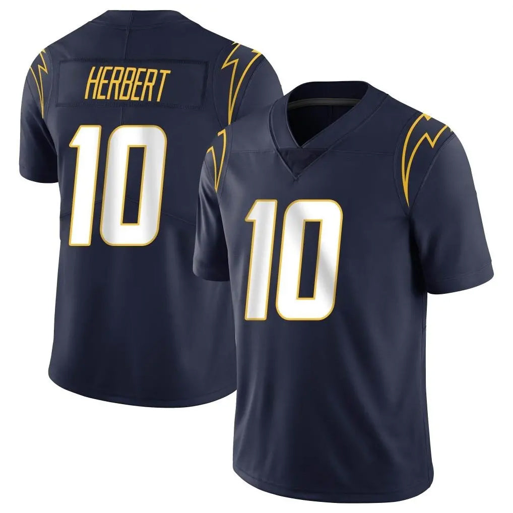 LA.Chargers #10 Justin Herbert Player Navy Limited Vapor Untouchable Home Game Ldoa Stitched Jerseys