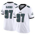 P.Eagles #97 Moro Ojomo Player White Limited Vapor F.U.S.E. Home Game Ldoa Stitched Jerseys