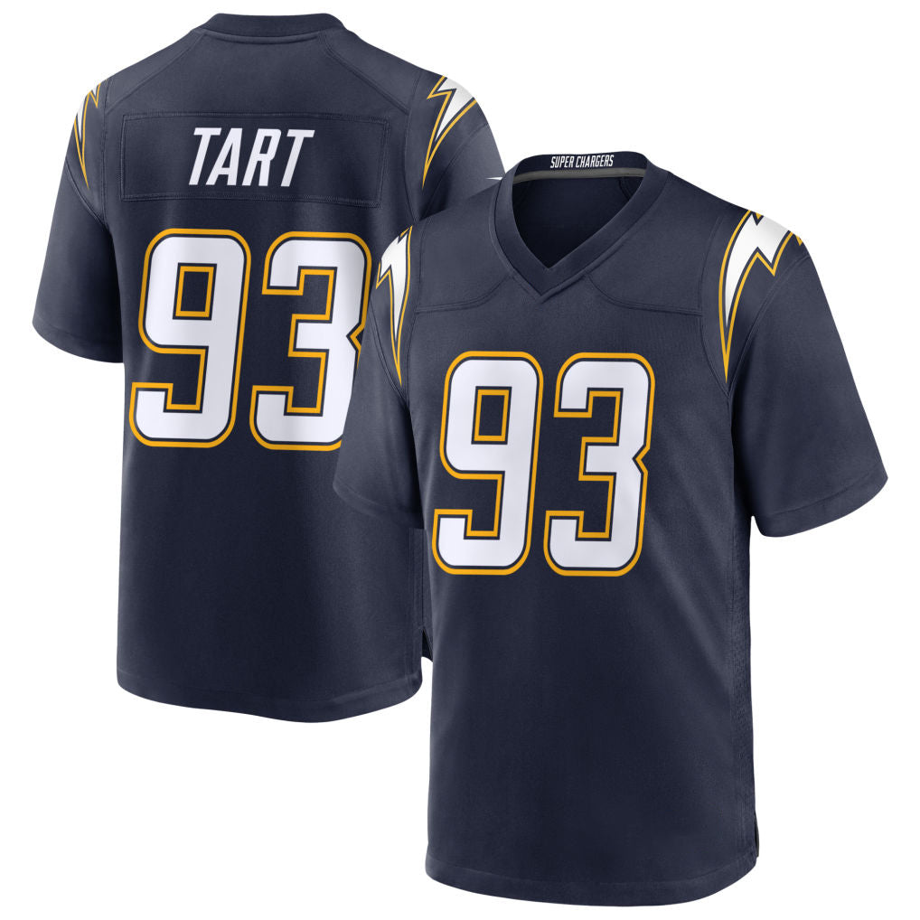 LA.Chargers #93 Teair Tart Player Navy Alternate Home Game Ldoa Stitched Jerseys