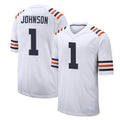 C.Bears #1 Jaylon Johnson Player White Classic Home Game Ldoa Stitched Jerseys