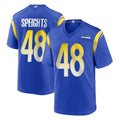 LA.Rams #48 Omar Speights Player Royal Home Game Ldoa Stitched Jerseys