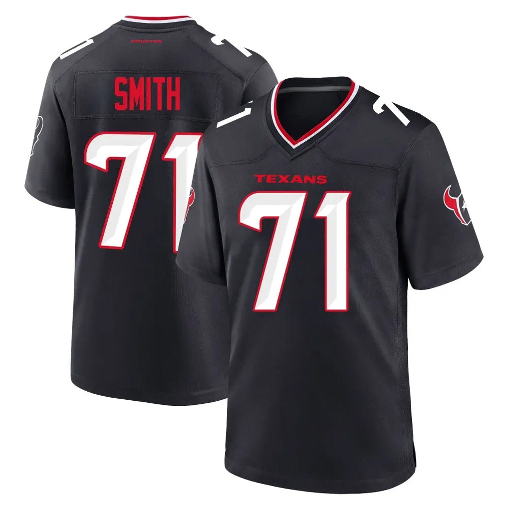 H.Texans #71 Braden Smith Player Navy Team Home Game Ldoa Stitched Jerseys