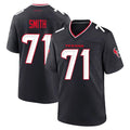 H.Texans #71 Braden Smith Player Navy Team Home Game Ldoa Stitched Jerseys