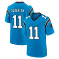 C.Panthers #11 Nic Scourton Player Blue Home Game Ldoa Stitched Jerseys