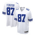 D.Cowboys #87 Jake Ferguson Player White Home Game Ldoa Stitched Jerseys