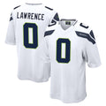 S.Seahawks #0 DeMarcus Lawrence Player White Home Game Ldoa Stitched Jerseys
