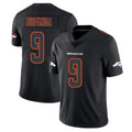 D.Broncos #9 Talanoa Hufanga Player Black Impact Limited Game Ldoa Stitched Jerseys