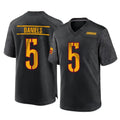 W.Commanders #5 Jayden Daniels Player Black Home Game Ldoa Stitched Jerseys