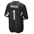 A.Cardinals #1 Kyler Murray Player Black Home Game Ldoa Stitched Jerseys