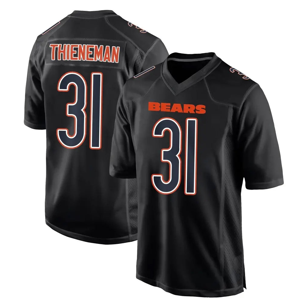 C.Bears #31 Dillon Thieneman Player Carbon Black Fashion Game Ldoa Stitched Jerseys