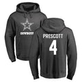 D.Cowboys #4 Dak Prescott Player Ash One Color Pullover Hoodie Limited Ldoa Stitched Jerseys