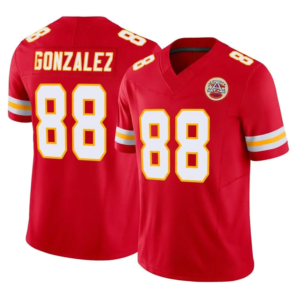 KC.Chiefs #88 Tony Gonzalez Player Red Limited Vapor F.U.S.E. Home Game Ldoa Stitched Jerseys