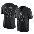 J.Jaguars #44 Travon Walker Player Black Reflective Limited Game Ldoa Stitched Jerseys