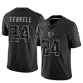 A.Falcons #24 A.J. Terrell Jr. Player Black RFLCTV Limited Ldoa Stitched Jerseys