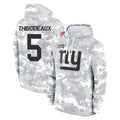 NY.Giants #5 Kayvon Thibodeaux Player Arctic Camo Salute to Service Pullover Hoodies Limited Game Ldoa Stitched Jerseys