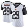 C.Bengals #29 Kyle Dugger Player White Color Rush Vapor Untouchable Limted Home Game Ldoa Stitched Jerseys