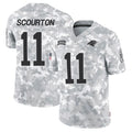 C.Panthers #11 Nic Scourton Player Arctic Camo Salute to Service Limited Ldoa Stitched Jerseys