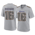 M.Vikings #16 Will Reichard Player Gray Atmosphere Fashion Home Game Ldoa Stitched Jerseys