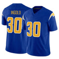 LA.Chargers #30 Alec Ingold Player Royal Limited Vapor F.U.S.E. Home Game Ldoa Stitched Jerseys