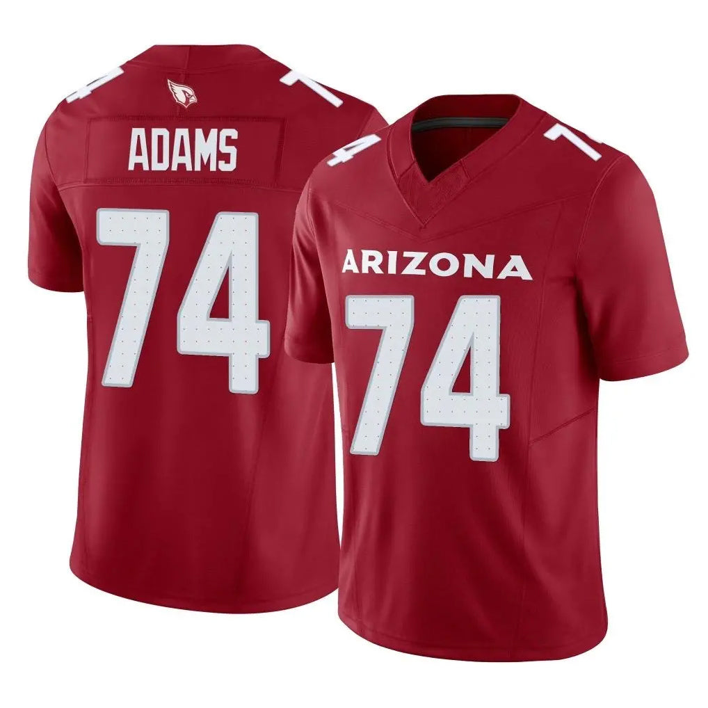 A.Cardinals #74 Isaiah Adams Player Cardinal Vapor F.U.S.E. Limited Home Game Ldoa Stitched Jerseys