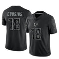 A.Falcons #18 Kirk Cousins Player Black RFLCTV Limited Ldoa Stitched Jerseys