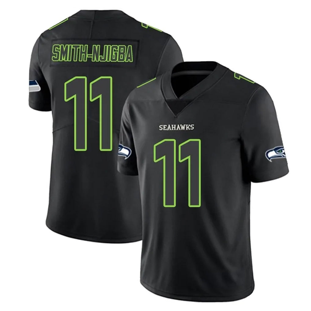 S.Seahawks #11 Jaxon Smith-Njigba Player Black Impact Limited Home Game Ldoa Stitched Jerseys