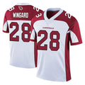 A.Cardinals #28 Andrew Wingard Player White Vapor Limited Home Game Stitched Jerseys