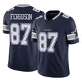 D.Cowboys #87 Jake Ferguson Player Navy Limited Vapor F.U.S.E. Home Game Ldoa Stitched Jerseys