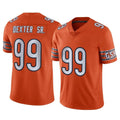 C.Bears #99 Gervon Dexter Sr. Player Orange Alternate Vapor Limited Home Game Ldoa Stitched Jerseys