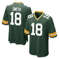 GB.Packers #18 Jonnu Smith Player Green Home Game Ldoa Stitched Jerseys