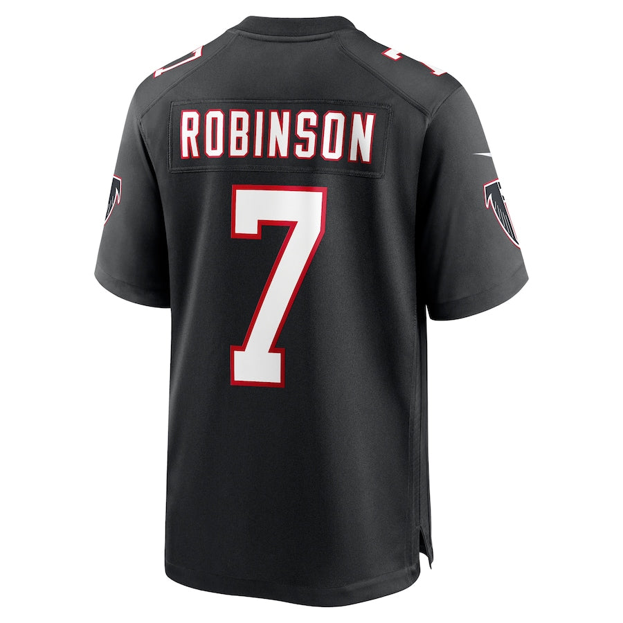 A.Falcons #7 Bijan Robinson Player Black Alternate Game Ldoa Stitched Jerseys