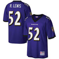 B.Ravens #52 Ray Lewis Player Purple Mitchell & Ness Big & Tall 2000 Retired Ldoa Stitched Jerseys