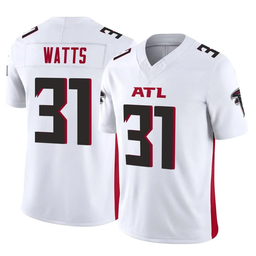 A.Falcons #31 Xavier Watts Player White Vapor F.U.S.E. Limited Ldoa Stitched Jerseys