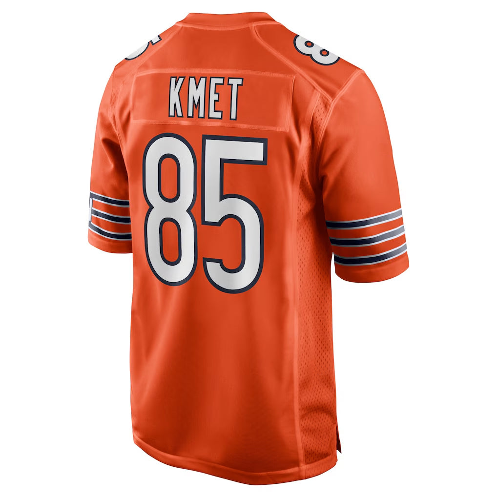 C.Bears #85 Cole Kmet Player Orange Home Game Ldoa Stitched Jerseys