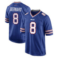 B.Bills #8 Terrel Bernard Player Royal Home Game Ldoa Stitched Jerseys