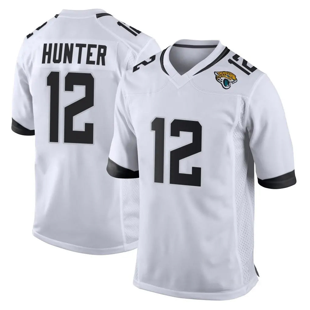J.Jaguars #12 Travis Hunter Player White Home Game Ldoa Stitched Jerseys