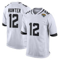 J.Jaguars #12 Travis Hunter Player White Home Game Ldoa Stitched Jerseys