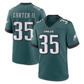 P.Eagles #35 Michael Carter II Player Green Home Game Ldoa Stitched Jerseys
