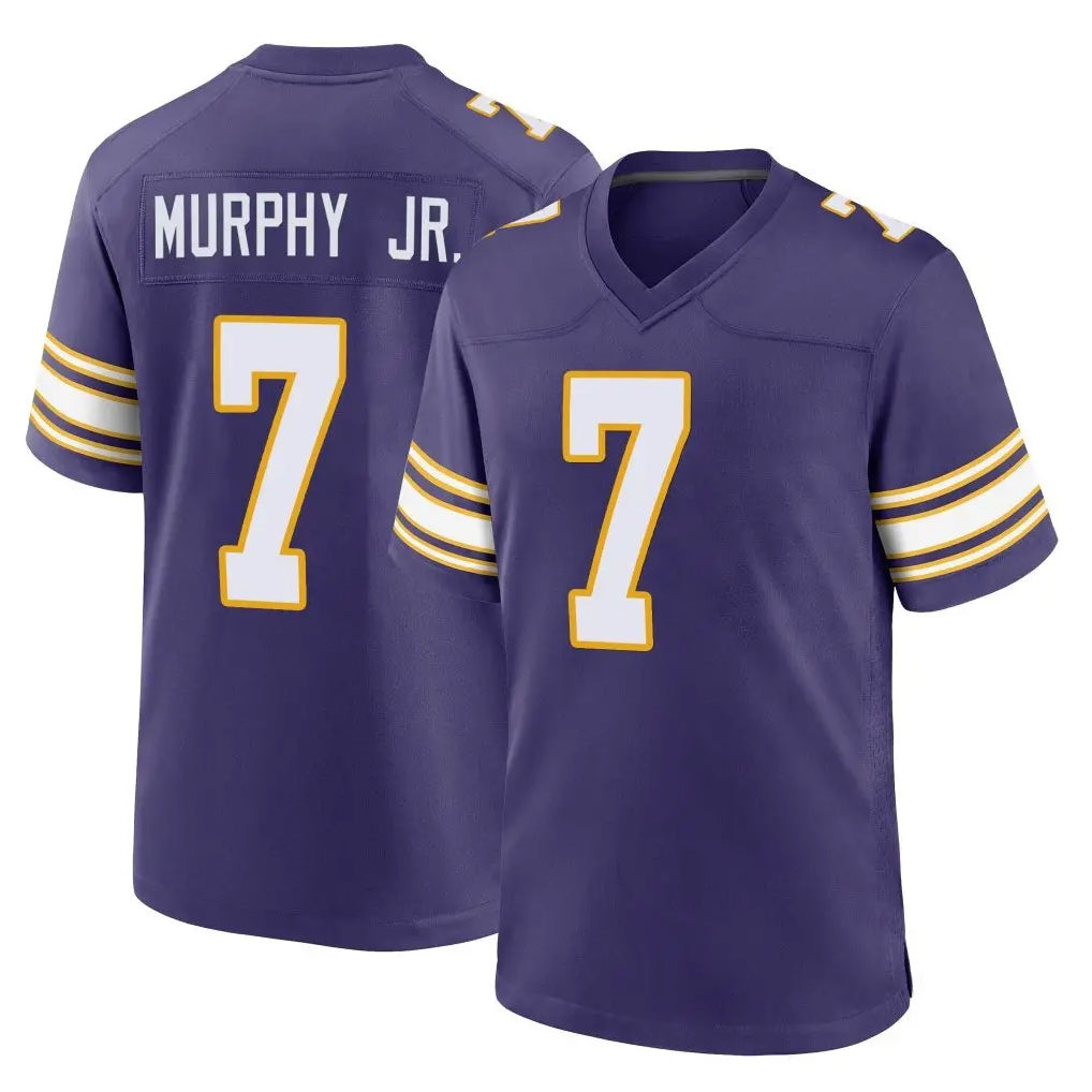 M.Vikings #7 Byron Murphy Jr. Player Purple Classic Home Game Ldoa Stitched Jerseys