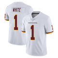 W.Commanders #1 Rachaad White Player White Limited Vapor Untouchable Home Game Ldoa Stitched Jerseys