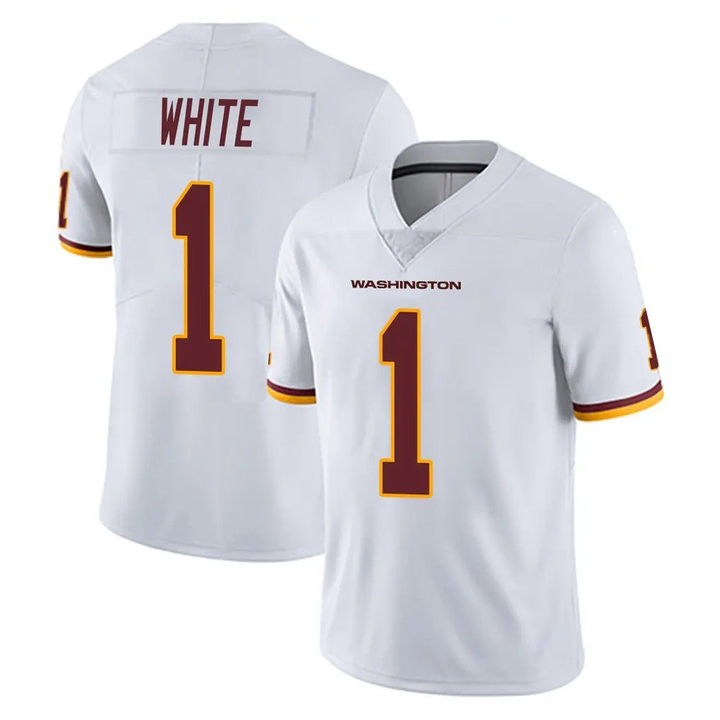 W.Commanders #1 Rachaad White Player White Limited Vapor Untouchable Home Game Ldoa Stitched Jerseys