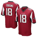 A.Falcons #18 Kirk Cousins Player Red Color Vapor Home Game Ldoa Stitched Jerseys