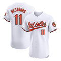 B.Orioles #11 Jordan Westburg Player White Limited Elite Home Game Ldoa Stitched Jerseys