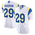 LA.Rams #29 Eric Dickerson Player White Rivalries Vapor Limited Home Game Ldoa Stitched Jerseys