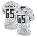 A.Falcons #65 Matthew Bergeron Player Camo Salute to Service Limited Ldoa Stitched Jerseys
