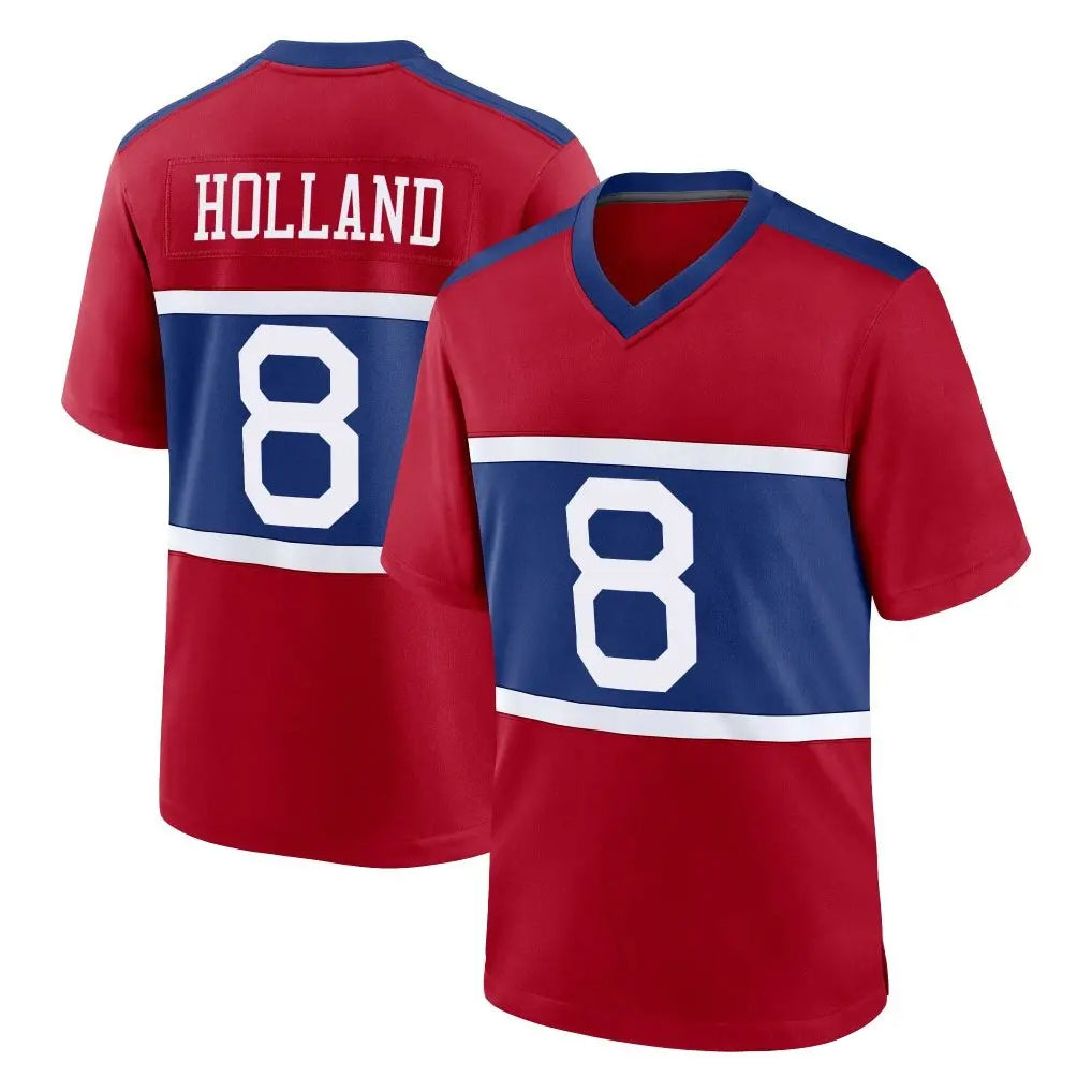 NY.Giants #8 Jevon Holland Player Red Century Home Game Ldoa Stitched Jerseys
