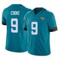 J.Jaguars #9 Logan Cooke Player Teal Vapor F.U.S.E. Limited Home Game Ldoa Stitched Jerseys