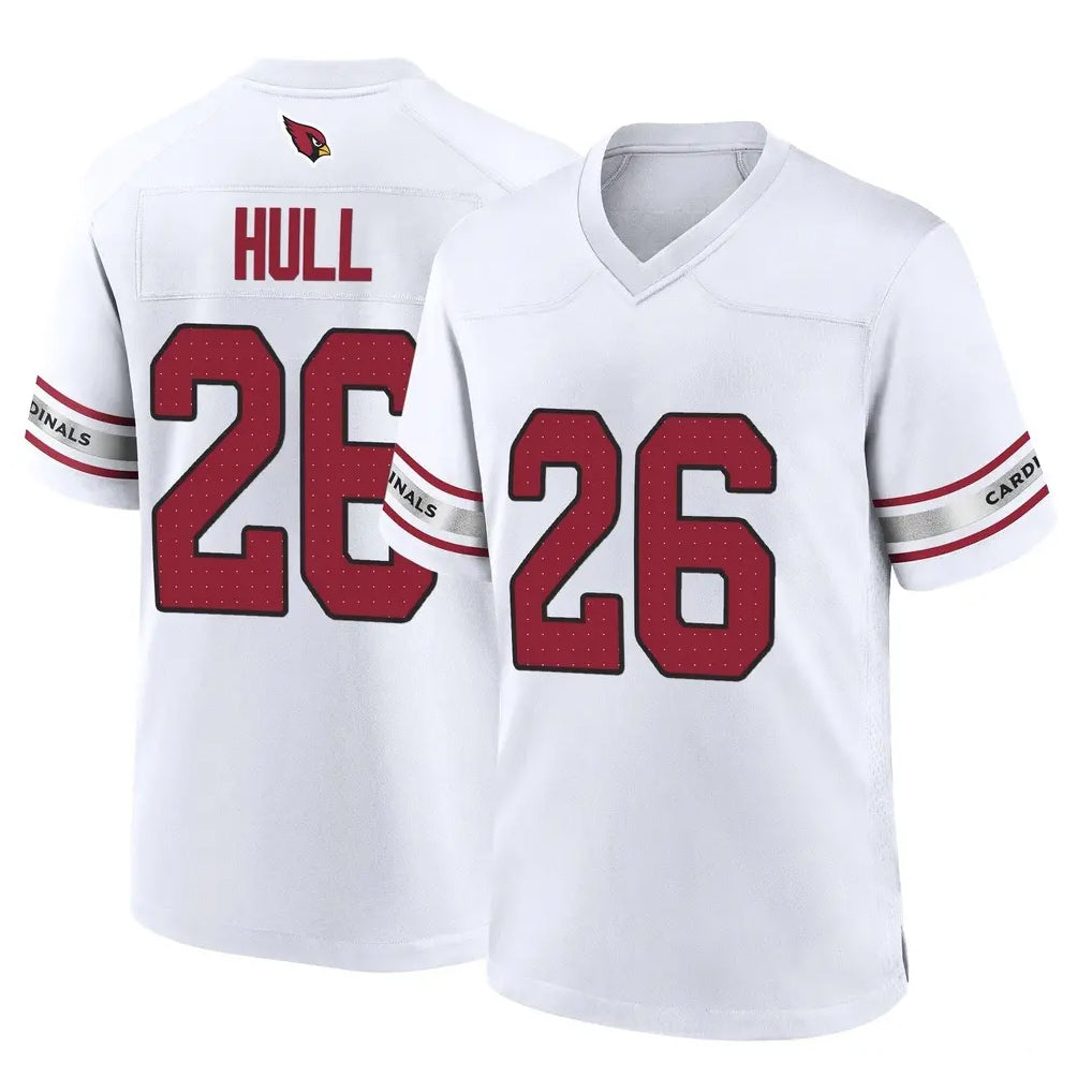 A.Cardinals #26 Evan Hull Player White Home Game Stitched Jerseys